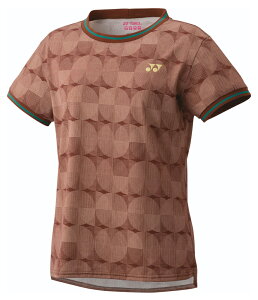 ヨネックス レディース 半袖ゲームシャツ(セピア・サイズ:O) YO-20806-030-O YONEX