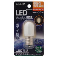 ELPA LED電球 ナツメ形　35lm（電球色相当） LDT1L-G-E17-G111 elpaballmini [LDT1LGE17G111]