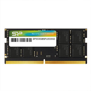 Silicon PowerbVRp[ DDR5 SODIMM (16GB) 4800MHz (PC5-38400) 262s SP016GBSVU480F02