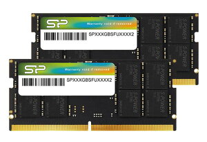 Silicon PowerbVRp[ DDR5 SODIMM (32GBx2) 4800MHz (PC5-38400) 262s SP064GBSVU480F22