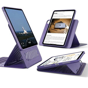 ESR iPad Pro 11�C���` M4�i2024�j�p �}�O�l�b�g�J�o�[�P�[�X Shift Magnetic Purple�i�p�[�v���j ESR533