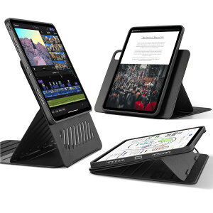 ESR iPad Pro 13�C���`M5(2025) M4(2024)�p Shift Magnetic �c����/�������X�^���h�Ή���O���\�ȃ}�O�l�b�g�J�o�[�P�[�X(�u���b�N) ESR508