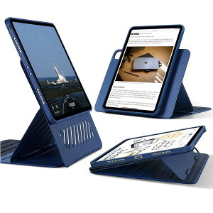 ESR iPad Pro 13�C���`M5(2025) M4(2024)�p Shift Magnetic �c����/�������X�^���h�Ή���O���\�ȃ}�O�l�b�g�J�o�[�P�[�X(�u���[) ESR509