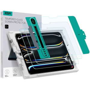 ESR iPad Pro 11�C���` M4�i2024�j�p �t���ی�K���X�t�B���� Tempered-Glass Screen Protector Clear - 2 pack ESR545