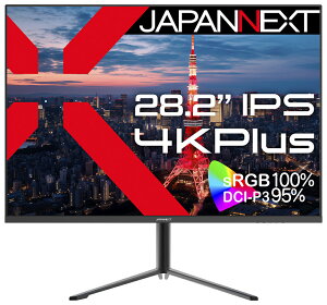 JAPANNEXTbWplNXg tfBXvC(28.2^/IPS/4K+ 3840×2560/60Hz/5ms/HDR10/HDMI2.0/DP1.4/VESA/PIPEPBPΉ)(ubN) JN-282IPS4KP