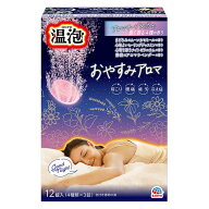 温泡 おやすみアロマ 12錠入 アース製薬 オンポウ オヤスミアロマ12ジヨウ