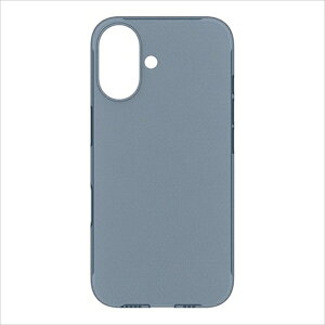 パワーサポート iPhone 16用 Air Jacket(Clear Navy) PLLK-72