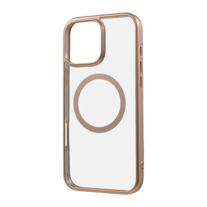 ���C�A�E�g iPhone 16 Pro Max�p Like standard MagSafe�Ή� �}�O�l�b�g�A�N�Z�T���[�Ή� �Ռ��z�� �o���p�[ �}�b�g ���^���b�N �n�C�u���b�h�P�[�X�i�s���N�S�[���h�j RT-P49MG3/PGM