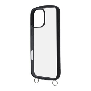 ���C�A�E�g iPhone 16 Pro Max�p Like standard Puffull �ϏՌ� �o���p�[ �X�g���b�v����t�� �n�C�u���b�h�P�[�X�i�u���b�N�j RT-P49CMD1/B