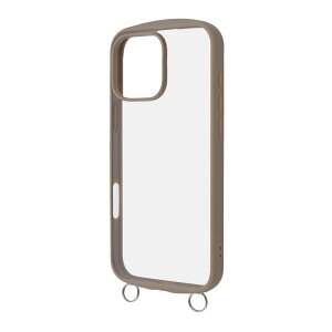 ���C�A�E�g iPhone 16 Pro Max�p Like standard Puffull �ϏՌ� �o���p�[ �X�g���b�v����t�� �n�C�u���b�h�P�[�X�i�x�[�W���j RT-P49CMD1/BE