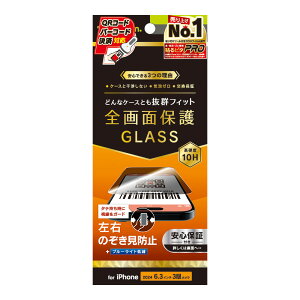 gjeB iPhone 16 Prop P[XƂ̑Q ̂h~ ʕی십KX  Simplism(VvY) TR-IP24M3-GLS-LPVCC