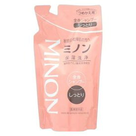 ミノン 全身シャンプー しっとりタイプ つめかえ用 380ml 第一三共ヘルスケア ミノンゼンシンSシツトリカエ380ML