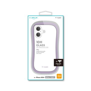 MS Products iPhone 16用 耐傷・耐衝撃ハイブリッドケース 「ViAMO freely」(ラベンダー) LEPLUS NEXT LN-IM24VMFPP