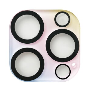 サンクレスト iPhone 16 Pro/16 Pro Max用 ビューティーレンズカバー 3眼(オーロラ) SUNCREST I38RPBC02