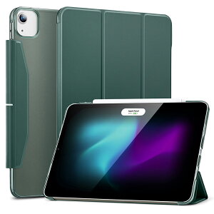 ESR iPad Air 13インチ (M3/2025)(M2/2024)/iPad Pro 12.9インチ(第6/5世代、2022/2021)用 三つ折りケース Ascend Trifold (Forest Green) ESR565