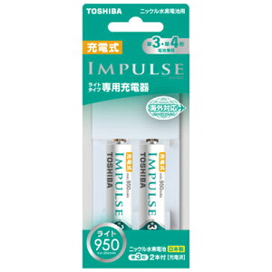 ���� �[�d��Z�b�g(�P3�`×2�{ 950mAh�t) TNHC-32LES TOSHIBA IMPULSE ���C�g�^�C�v [TNHC32LES]