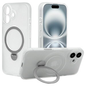 X^oii iPhone 16p ZEROSAFE SHAFT J͕ی MagSafeΉ 360°]X^hP[XitXgzCgj 8286IP461ZSFSLWH