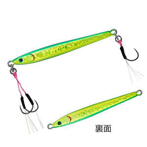 ダイワ TGベイトスリムSLJ アデル 60g(ケイムラMGライムグリーンゴールド) TGベイトスリムSLJアデル60g(ケイムラMGライムグリーンゴールド) DAIWA スーパーライトジギング タングステンメタルジグ