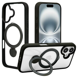 X^oii iPhone 16p ZEROSAFE SHAFT MagSafeΉ 360°]X^hP[XiubNj 8305IP461ZSFSBK