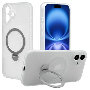 X^oii iPhone 16 Plusp ZEROSAFE SHAFT J͕ی MagSafeΉ 360°]X^hP[XitXgzCgj 8321IP467ZSFSLWH