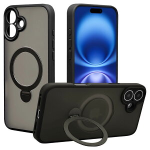 X^oii iPhone 16 Plusp ZEROSAFE SHAFT J͕ی MagSafeΉ 360°]X^hP[XitXgubNj 8322IP467ZSFSLBK