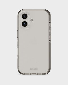 Holdit�i�z�[���f�B�b�g�j iPhone 16�p Seethru �ϏՌ��N���A�P�[�X White�i�z���C�g�j 16490(HOLDIT)