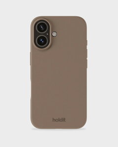 Holdit�i�z�[���f�B�b�g�j iPhone 16�p �\�t�g�^�b�`�V���R�[���P�[�X Mocha Brown�i���J�u���E���j 16505(HOLDIT)