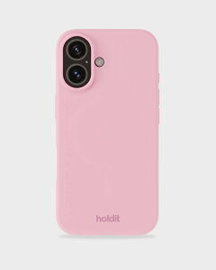 Holdit�i�z�[���f�B�b�g�j iPhone 16�p �\�t�g�^�b�`�V���R�[���P�[�X Pink�i�s���N�j 16506(HOLDIT)