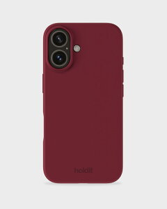 Holdit�i�z�[���f�B�b�g�j iPhone 16�p �\�t�g�^�b�`�V���R�[���P�[�X Red Velvet�i���b�h�x���x�b�g�j 16511(HOLDIT)