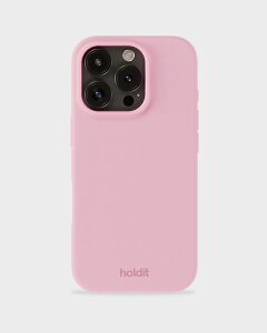 Holdit�i�z�[���f�B�b�g�j iPhone 16 Pro�p �\�t�g�^�b�`�V���R�[���P�[�X Pink�i�s���N�j 16519(HOLDIT)