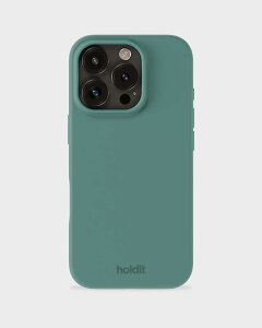 Holdit�i�z�[���f�B�b�g�j iPhone 16 Pro Max�p �\�t�g�^�b�`�V���R�[���P�[�X Moss Green�i���X�O���[���j 16532(HOLDIT)