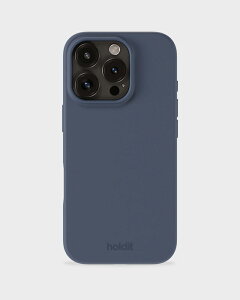 Holdit�i�z�[���f�B�b�g�j iPhone 16 Pro Max�p �\�t�g�^�b�`�V���R�[���P�[�X Pacific Blue�i�p�V�t�B�b�N�u���[�j 16533(HOLDIT)