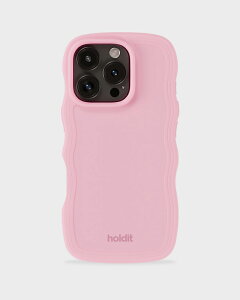 Holdit�i�z�[���f�B�b�g�j iPhone 16 Pro�p Wavy Case �ϏՌ��P�[�X Pink�i�s���N�j 16544(HOLDIT)