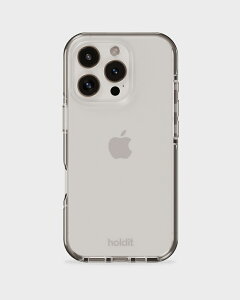 Holdit�i�z�[���f�B�b�g�j iPhone 16 Pro�p Seethru �ϏՌ��N���A�P�[�X White�i�z���C�g�j 16564(HOLDIT)