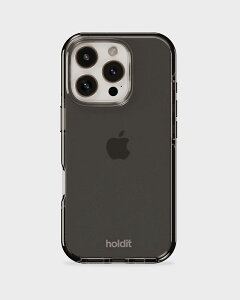 Holdit�i�z�[���f�B�b�g�j iPhone 16 Pro Max�p Seethru �ϏՌ��N���A�P�[�X Black�i�u���b�N�j 16565(HOLDIT)