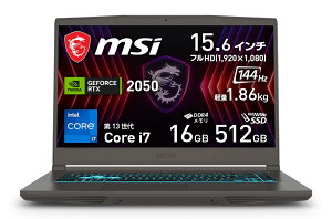 MSIbGGXAC Q[~Om[gp\R THIN-15-B13UCXi15.6^/Windows 11 Home/Core i7/ 16GB/SSD 512GB/GeForce RTX 2050 /pzL[{[hjubN Thin-15-B13UCX-6503JP