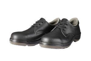 ドンケル ウレタン底安全靴 ヒモ 発泡ポリウレタン2層底 耐滑 衝撃吸収 ブラック 24.5cm JIS規格 D5001N-BK-24.5 DONKEL