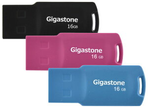 GigastonebMKXg[ USB2.0Ή  16GB 3FZbg (sNEubNEu[) GJU2 Q GJU2-16GQ3PK