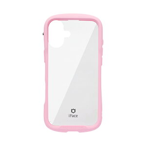 Hamee iPhone 16 Plus用 強化ガラスクリアケース iFace Reflection(サクラピンク) 41-979785