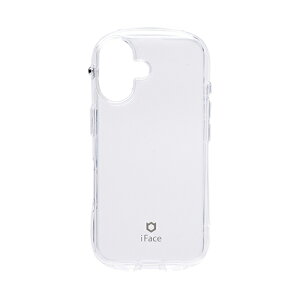 Hamee iPhone 16�p �n�C�u���b�h�P�[�X iFace Look in Clear�i�N���A/�t���X�g�j 41-980415