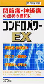 【第3類医薬品】コンドロパワーEX錠 270錠 皇漢堂製薬 コンドロEXジヨウ 270T [コンドロEXジヨウ270T]【返品種別B】