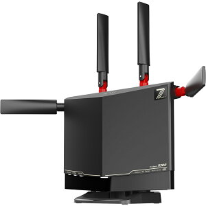 obt@[bBUFFALO AirStation Wi-Fi 7Ή gCohLAN[^[e@(5764{2882{688Mbps) WXR9300BE6P