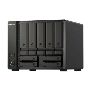 QNAPbL[ibv U.2 NVMe SSD 10GbE/2.5GbEڑΉ 9xCi5×3.5C`+4×2.5C`j^[^NAS TS-H973AX
