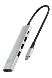 GR ONOFFhbLOXe[V 6in1(Type-C×2/USB-A×3/HDMI×1)iVo[j DST-S060BPSV