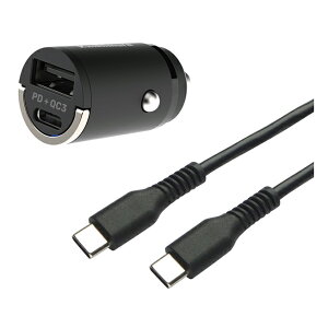 JV ԍڗpDC[d PD20WQC3.0Ή Type-C×1/USB-A×1  RpNg Type-C-CP[ut DC-042