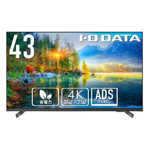 ACEI[Ef[^@bI-O DATA tfBXvC(43^/ADS/4K UHD 3840×2160/60Hz/6ms/HDMI/VESA/3Nۏ)(ubN) ACI[f[^ LCD-U431DX