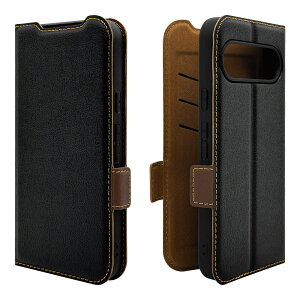 ���X�^�o�i�i Google Pixel 9/9 Pro�p ���^�蒠�T�C�h�}�O�l�b�g�P�[�X �Ռ��z���i�u���b�N/�u���E���j 8048P9BSMBKB