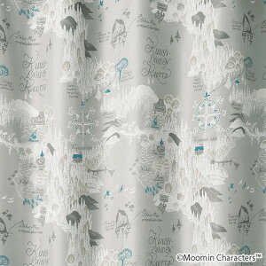 �X�~�m�G(SUMINOE) ���[�~��/�Ռ�2���h���[�v�J�[�e�� 1������i100×178cm�E�O���[�j A1021-100-178 MOOMIN/���[�~���_�j�m�`�Y(323-75735) [A1021100178]