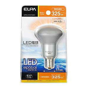 ELPA LEDd ~jt` 325lm(dF) LDR4L-H-E17-G611 elpaball [LDR4LHE17G611]
