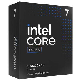Intel｜インテル 【国内正規品】Intel Core Ultra 7 265KF(Arrow Lake-S) ：コア:20(8+12)、20スレッド、スマートキャッシュ:30MB、グラフィックス非搭載、LGA1851 BX80768265KF